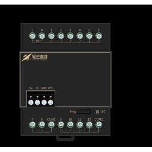 酒店客控系統12路開關輸出模塊